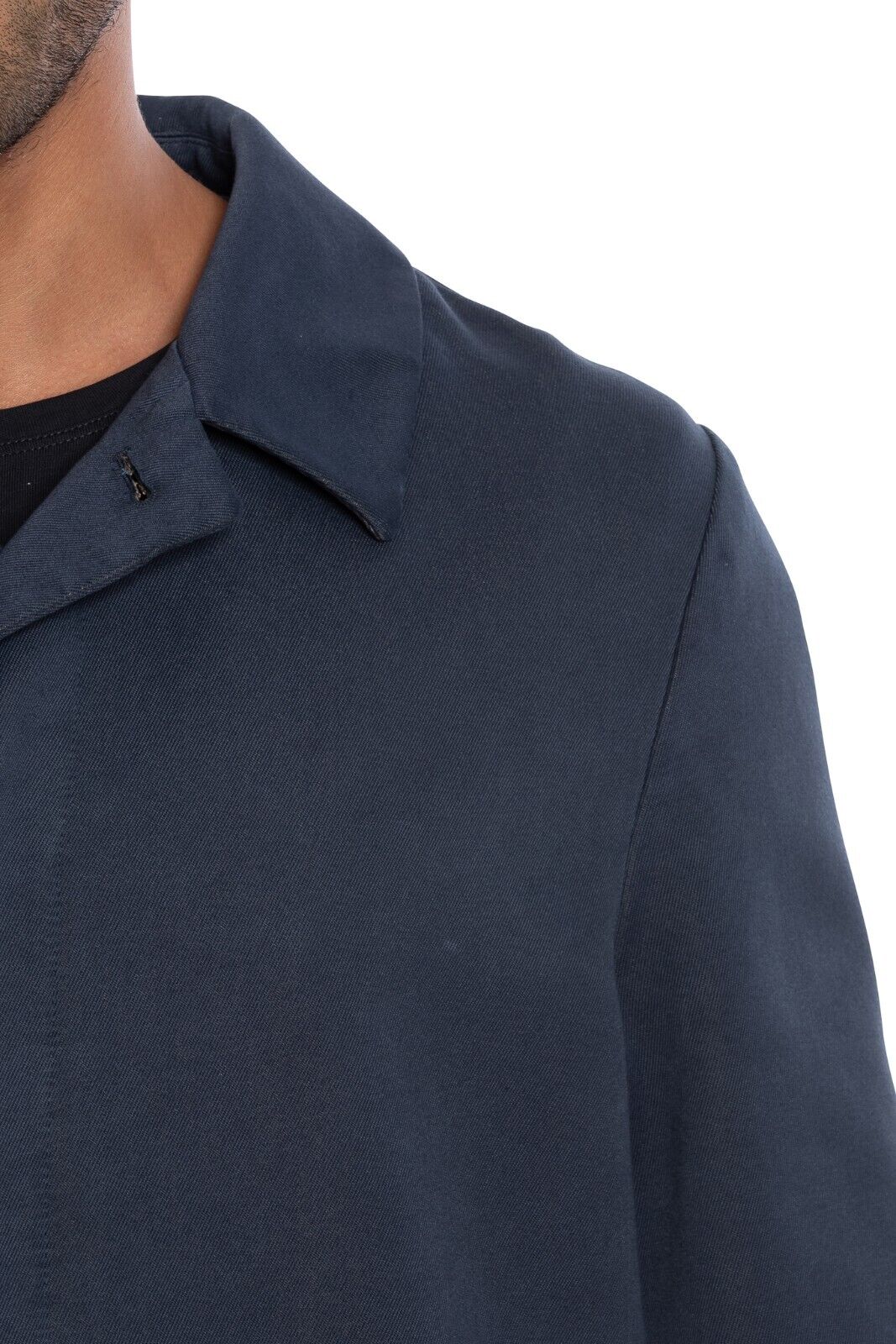 $1650 BOGLIOLI MILANO Blue "DUSTER" Coat Cotton Twill 40 US / 50 EU