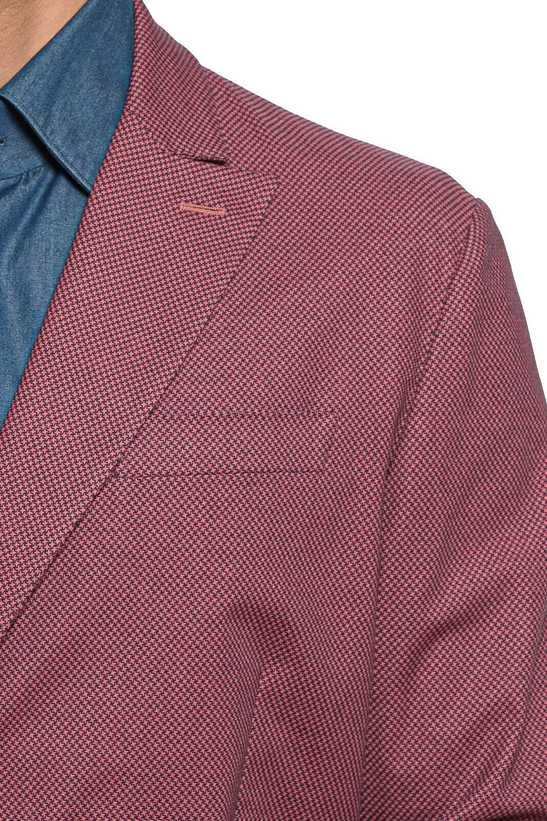 $2300 Belvest Purple Eggplant Double Breasted Sport Suit Cotton 40 US / 50 EU 8R