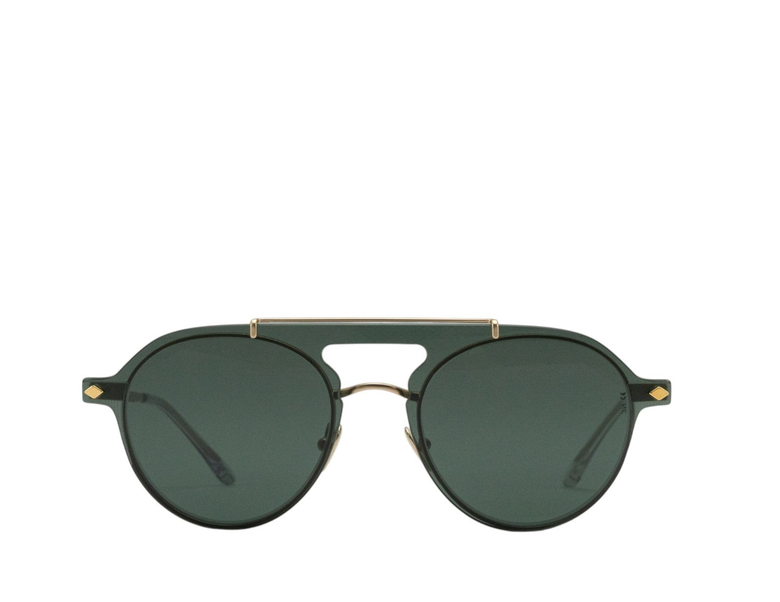 520$ GIORGIO ARMANI Eyeglasses Frame with Clip-On Sunglasses Green Lenses