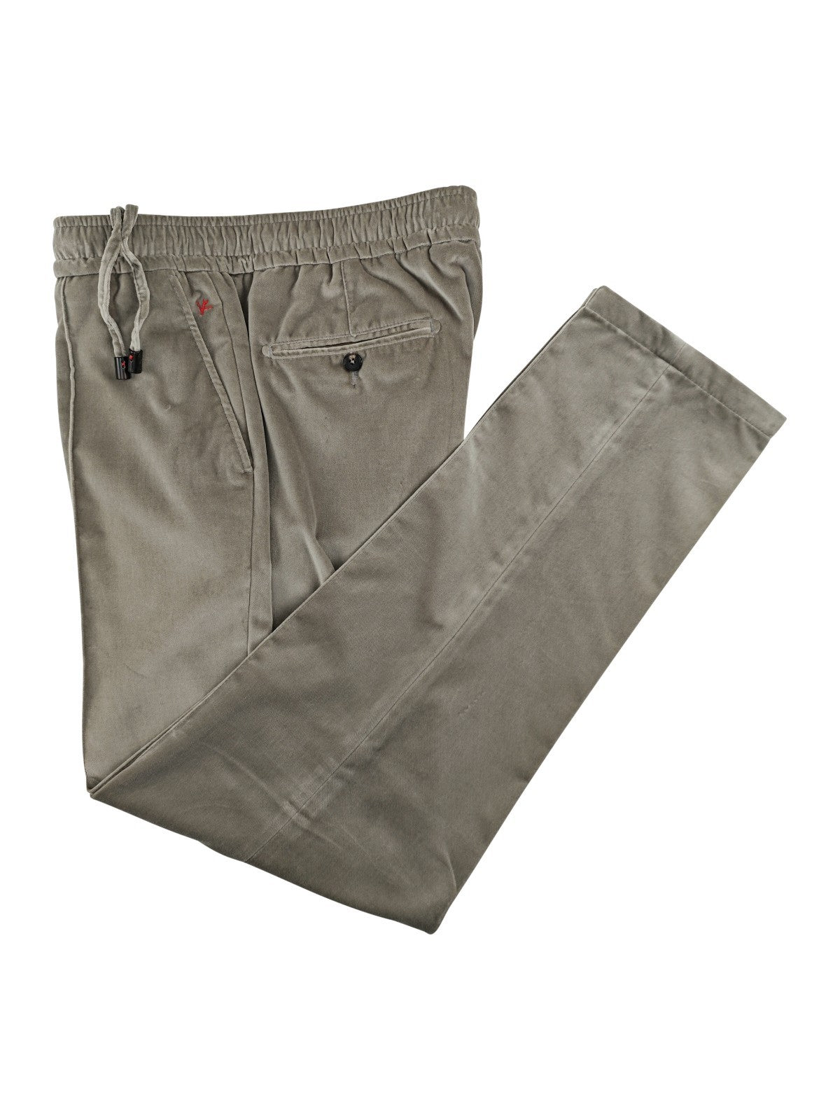 $6500 ISAIA NAPOLI "Amalfi" Gray Hand-Sewn College Tracksuit Velvet Cotton