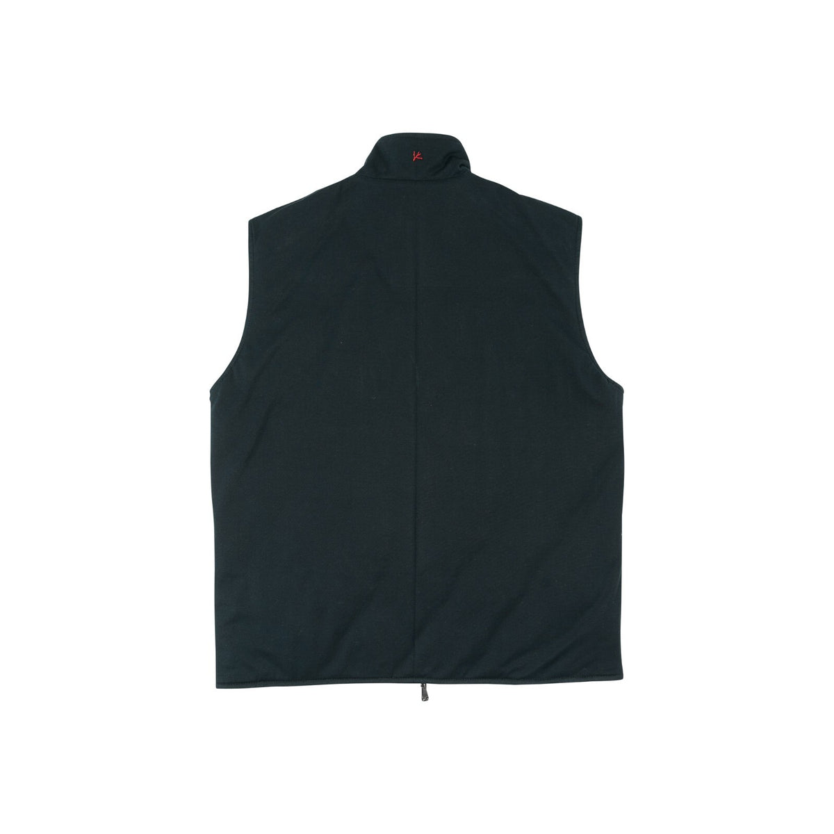 $2800 ISAIA NAPOLI Green & Blue Reversible Vest Jacket Techno Wool 38 US / 48 EU