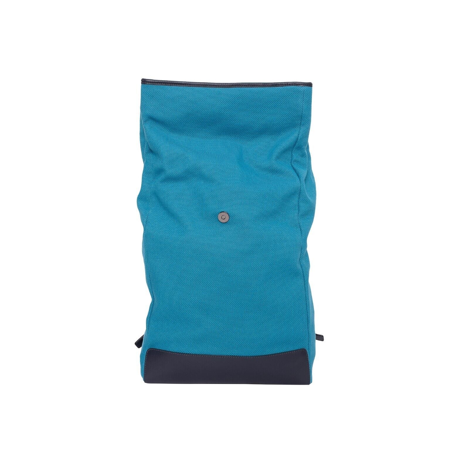 $2300 ISAIA NAPOLI CAPRI Blue Backpack Softback Casual Bag Leather / Fabric