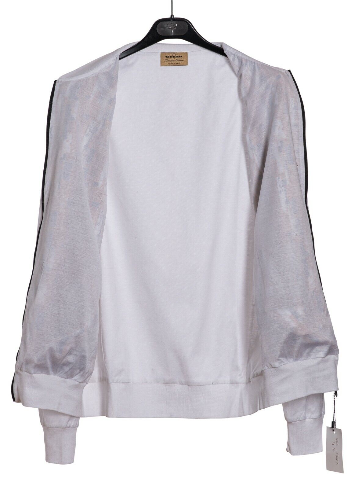 LUXURY 2250$ GERLIN Jacket Bomber 100% Silk & Cotton LISLE Sz M BIJAN
