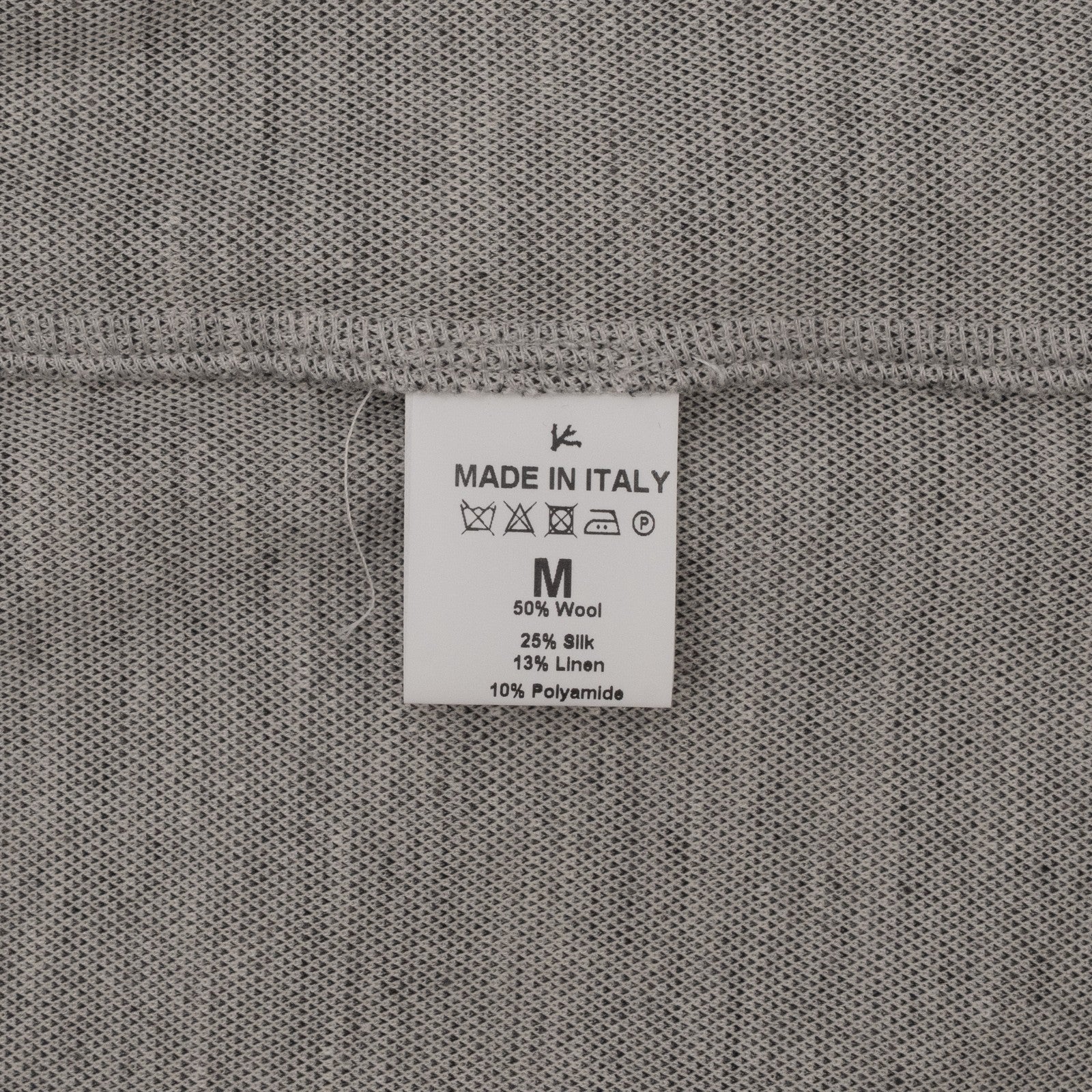 $1350 ISAIA NAPOLI Gray Hand-Sewn Overshirt Jacket Wool Silk Linen Size M