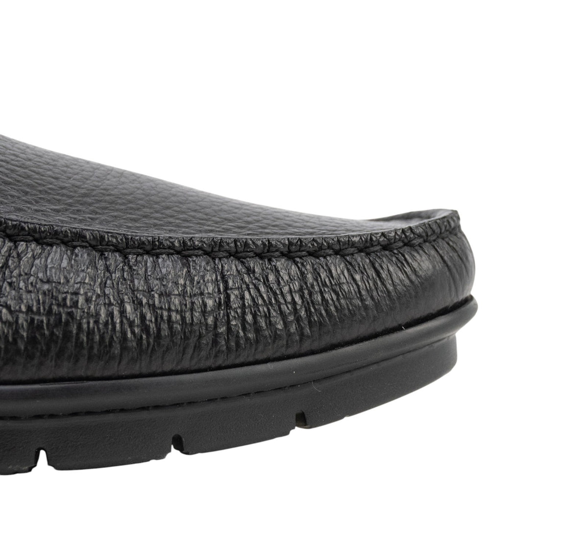1200$ TESTONI Mocs Black Driver Loafer Printed York Cakf Metal 8 UK 9 US 42 IT