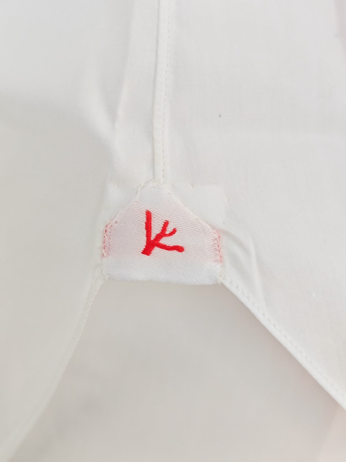 780$ ISAIA "Mix" Dress Shirt French Cuffs White Fine Cotton 16 - 41 3D