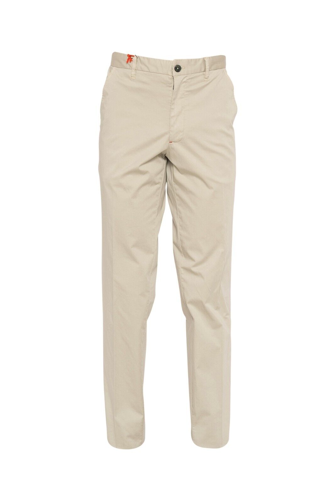 850$ ISAIA NAPOLI "Project Comfort" Ivory Chino Trousers Sport Pant Cotton