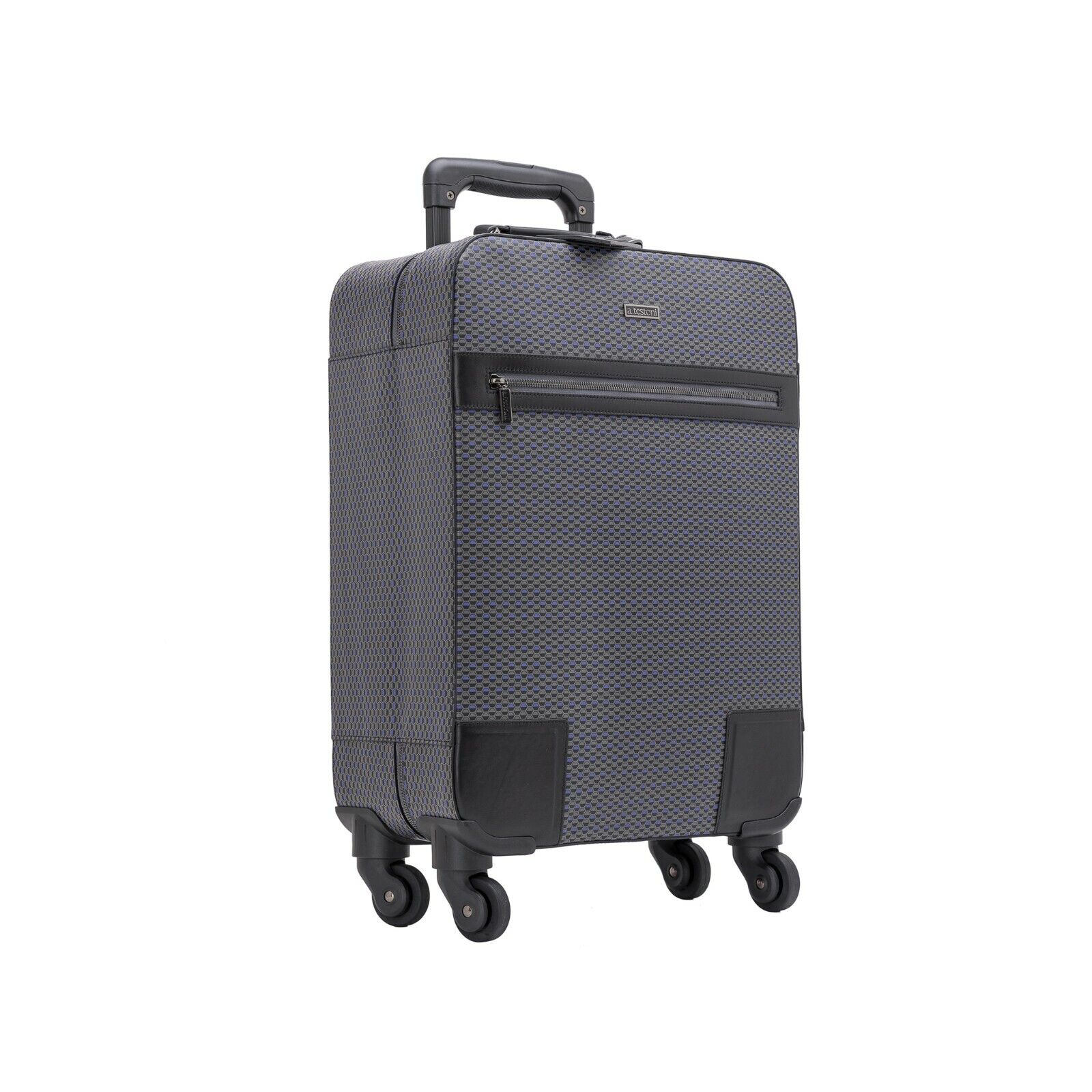 $2950 Testoni Bologna Suitcase Travel Luggage Trolley Cloud OPTICAL Calf
