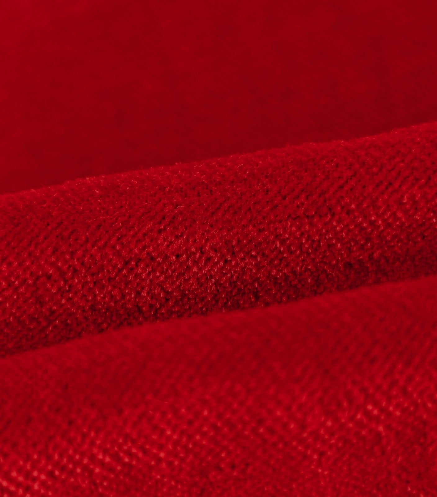 $3250 ISAIA NAPOLI "Varsity" Bomber Jacket Red Brushed Velvet Cotton - Linen