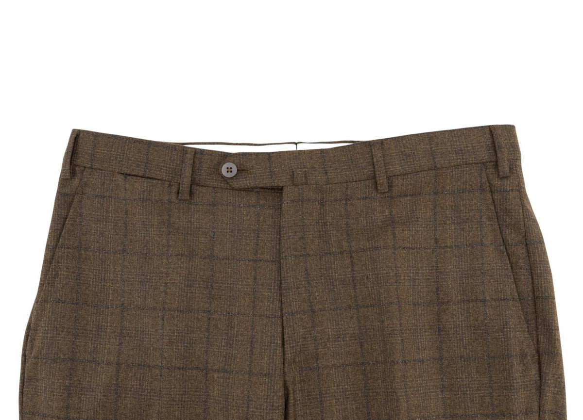 $6600 ISAIA NAPOLI "Marechiaro" Brown Suit Fine & Cashmere 38 US / 48 EU 7R