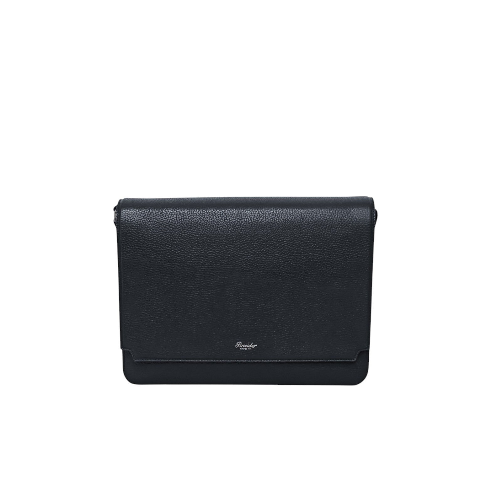 1050$ PINEIDER FIRENZE 1774 "Bottolato" Blue Grain Calf Work Messenger Bag