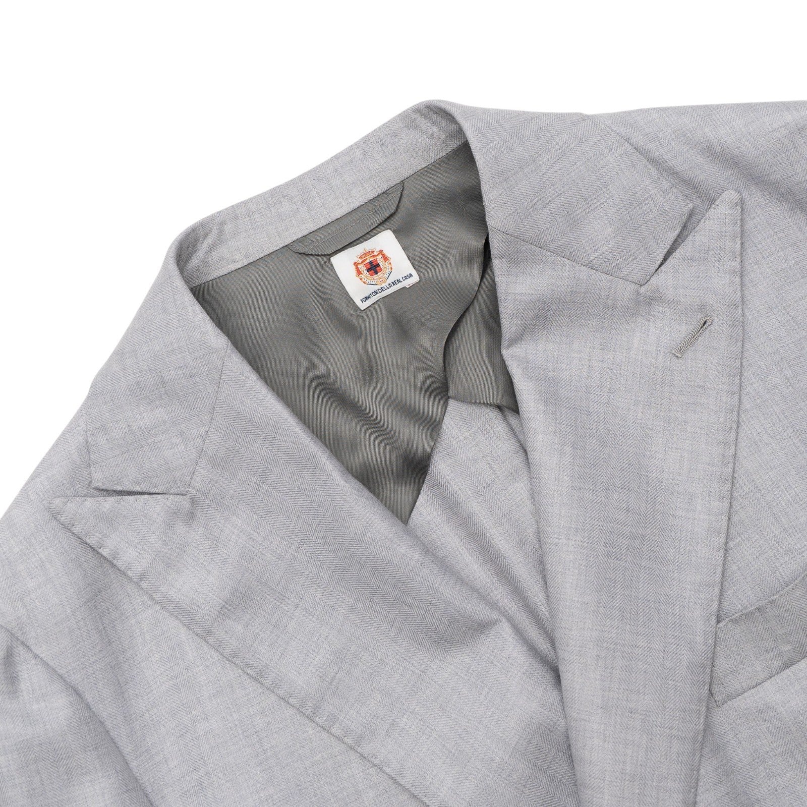 $3450 LUIGI BORRELLI NAPOLI Gray Jacket Sport Coat 100% Cashmere 36 US / 46 EU