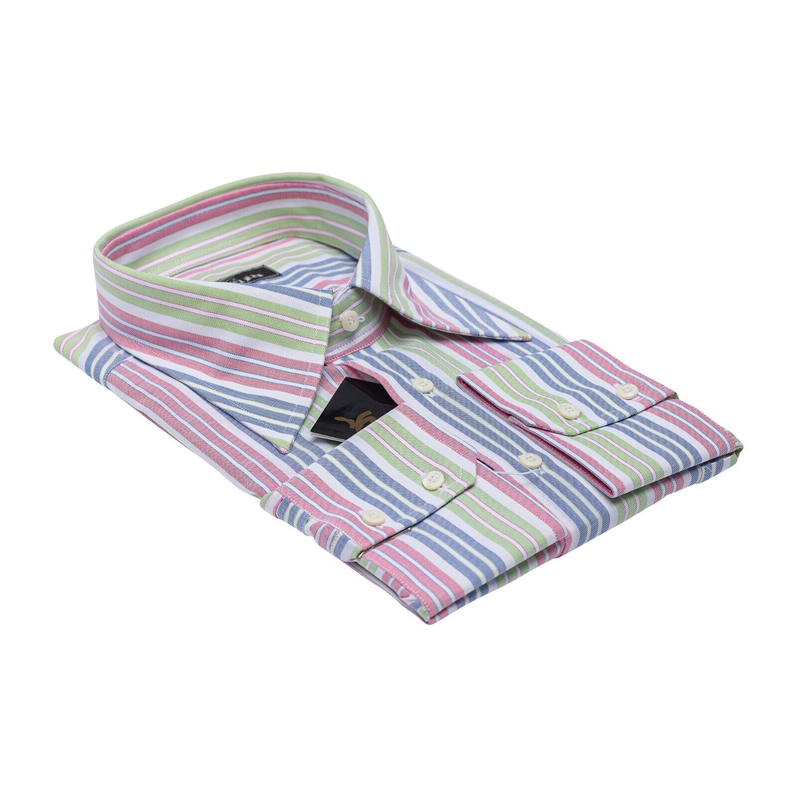 690$ ITALIAN LUXURY GERLIN Shirt Striped Cotton 16 - 41 4A BIJAN