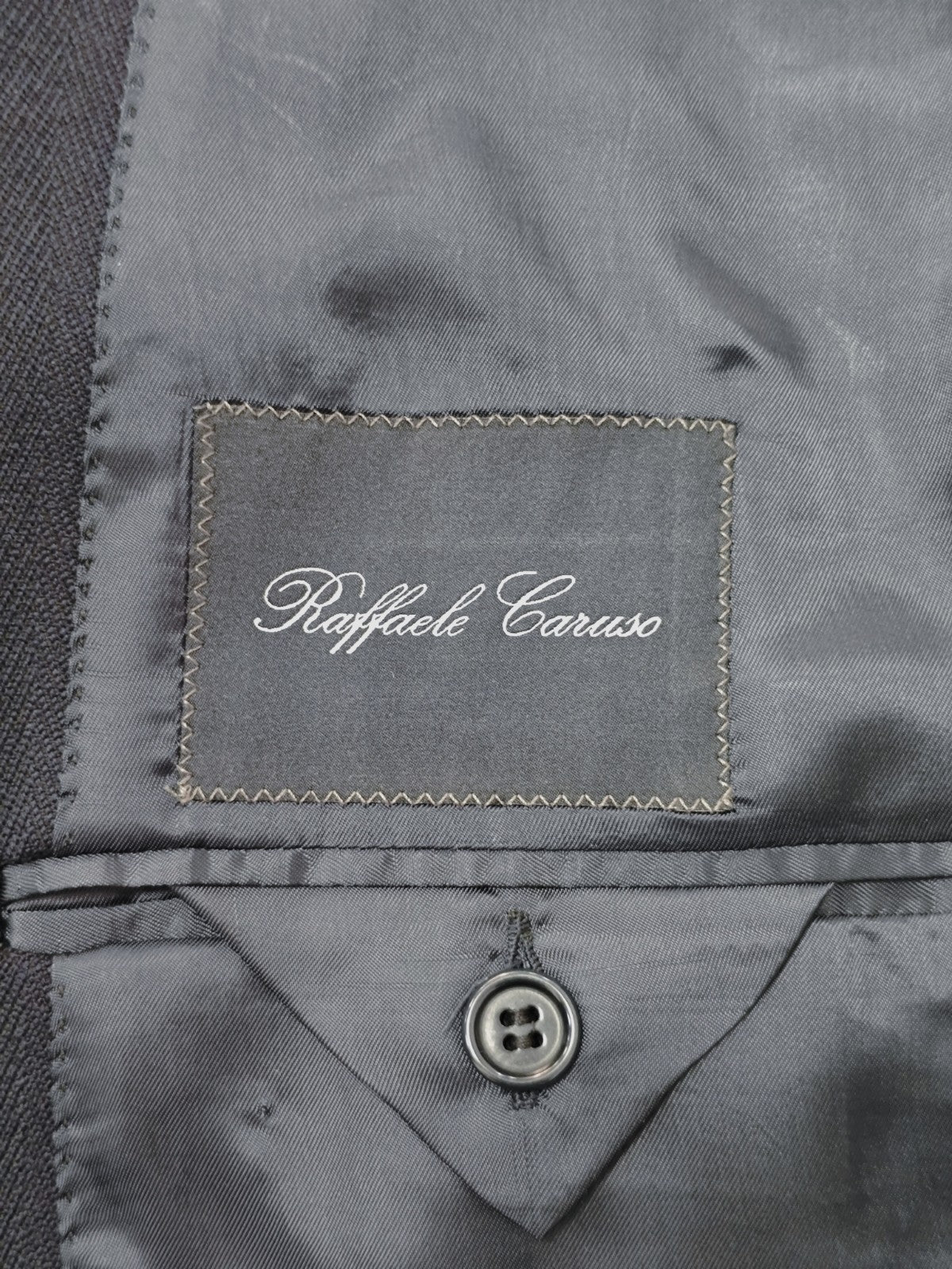 $1450 RAFFAELE CARUSO Blue Sport Coat Jacket LORO PIANA Wool 42 US / 52 EU