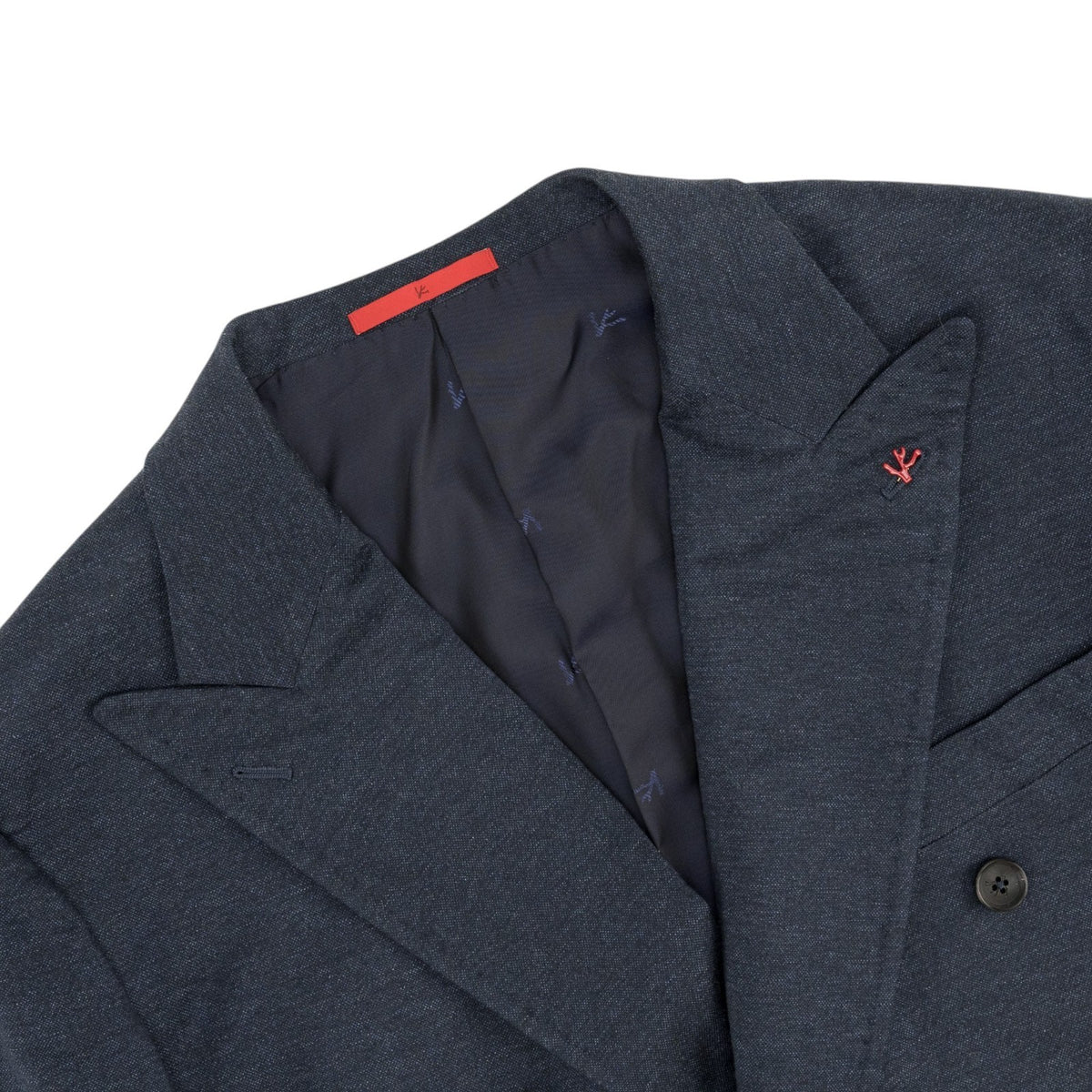 $6250 ISAIA "Capri" Blue Double Breasted Suit Hand-Sewn Cotton Comfort Project