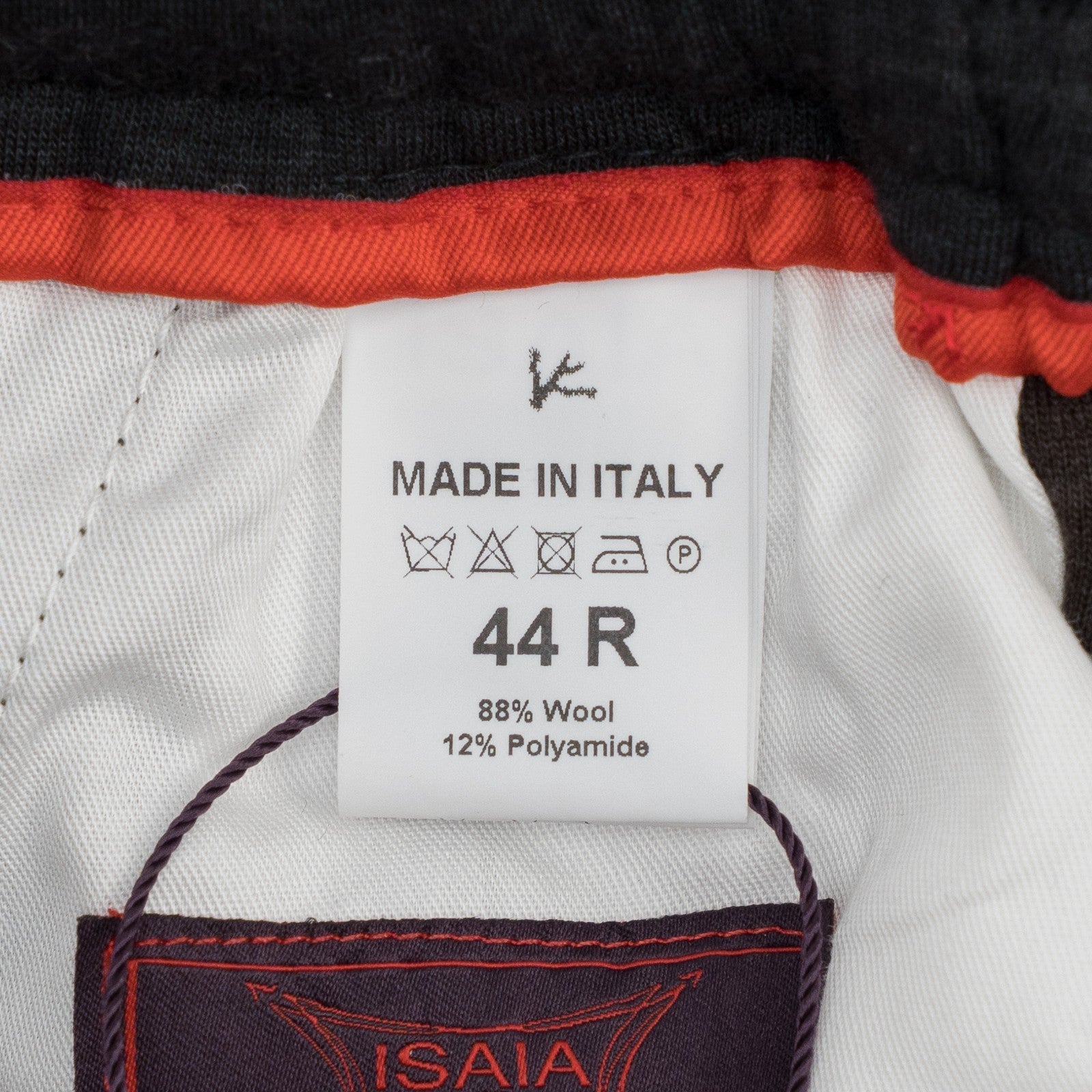 1285$ ISAIA "Comfort Project" Dark Gray Drawstring Pant Wool Relaxed Tapered Fit
