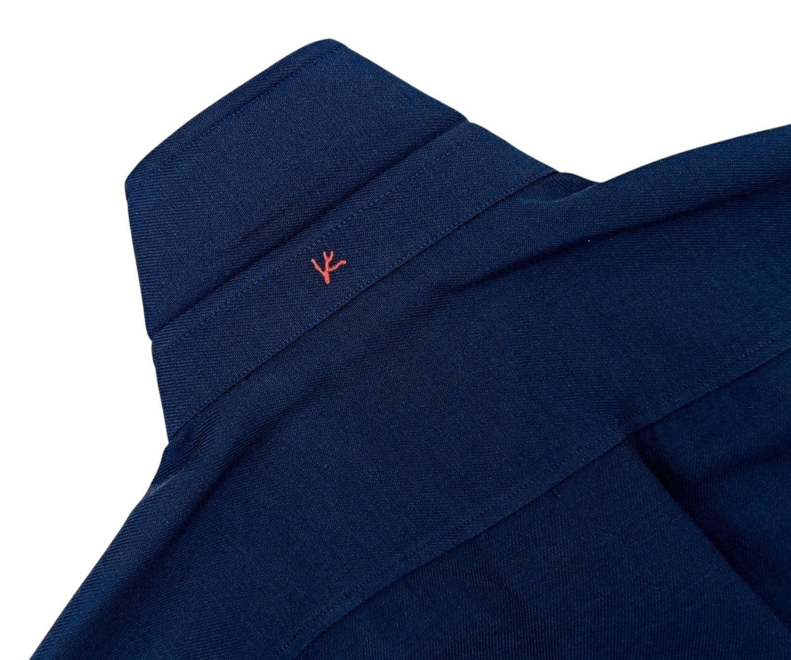 $1850 ISAIA NAPOLI Blue Hand-Sewn Overshirt Jacket Wool - Cashmere Size M