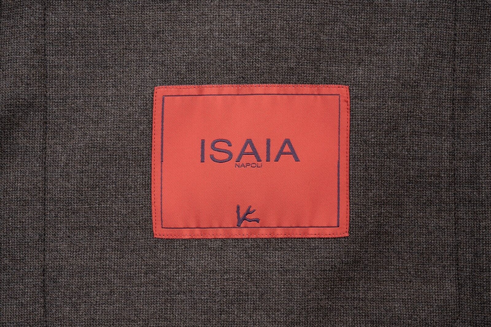 $3500 ISAIA NAPOLI Brown Overshirt Jacket Wool Sz M ( Similar to S Size )