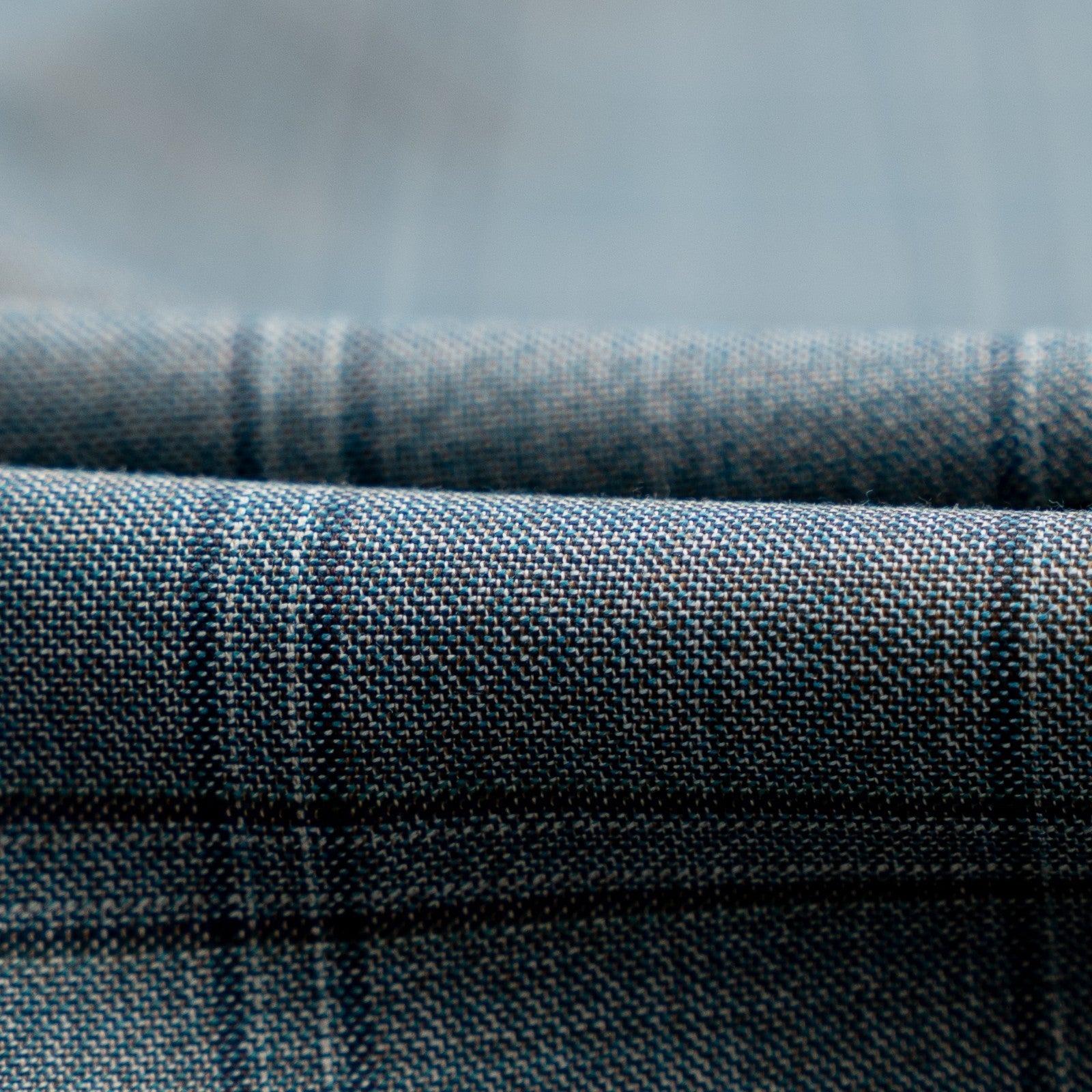 Sartoria DALCUORE NAPOLI Total Hand-Sewn Jacket Sport Coat Wool 130's Dusty Blue