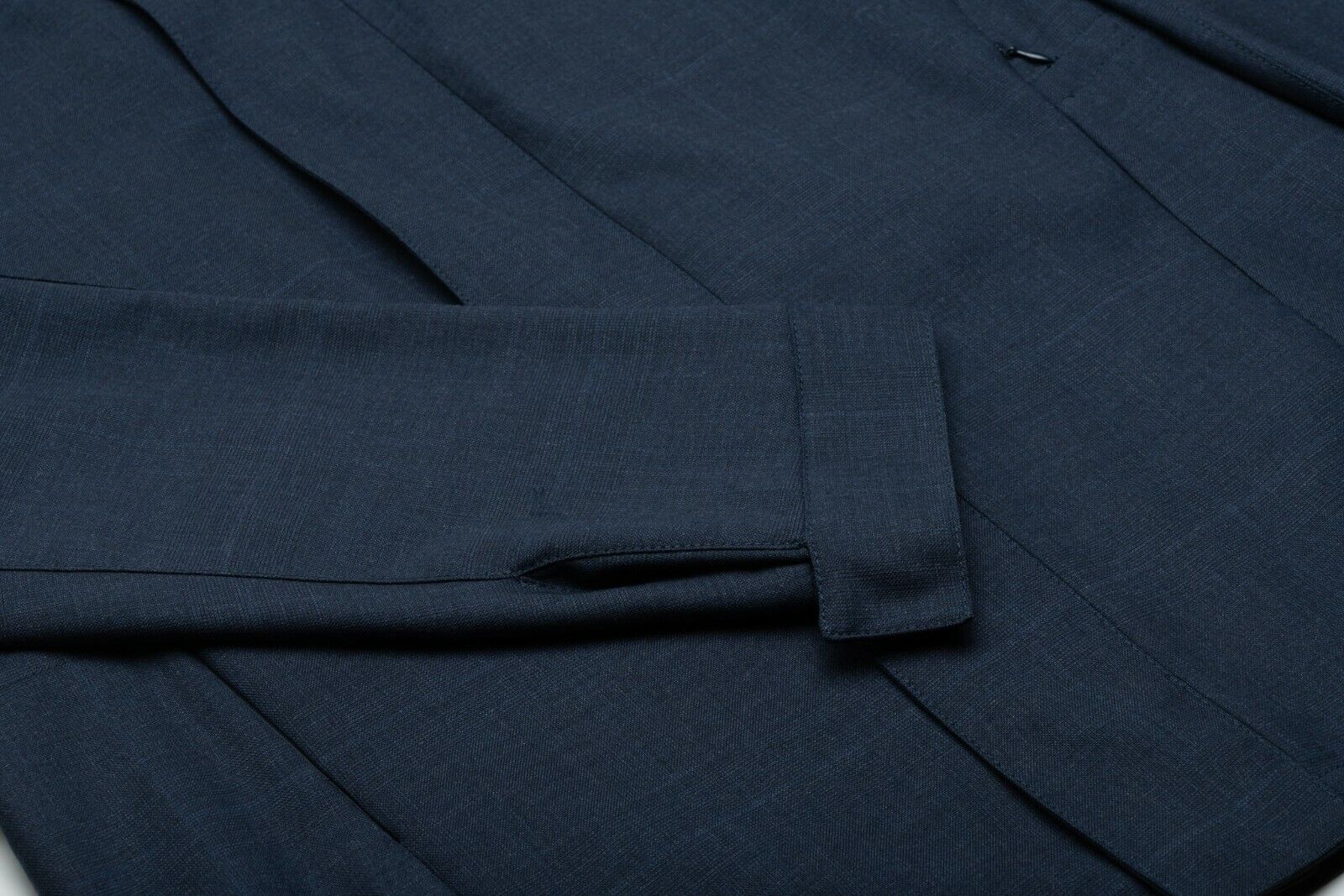 980$ CORNELIANI Coat Travel Jacket Outwear Blue Delight Wool Savor 40 US / 50 EU