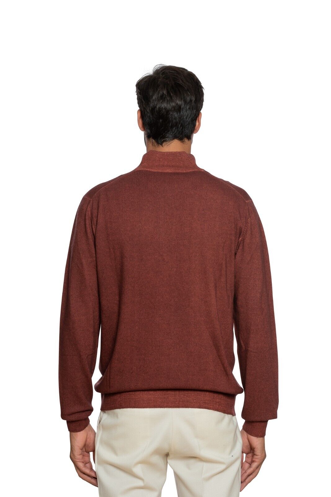 DELLA CIANA Cashmere Half Zip Sweater Merinos Wool / Cashmere 40 US / 50 EU