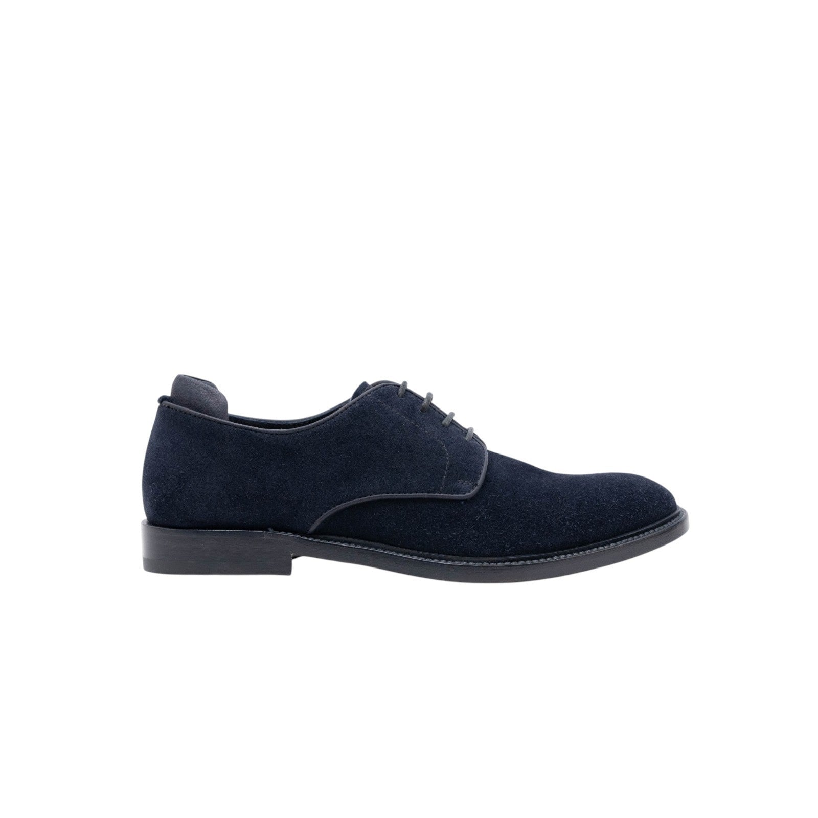 1120$ GIORGIO ARMANI Derby Shoes Blue Navy Suede 6 UK 7 US 40 IT