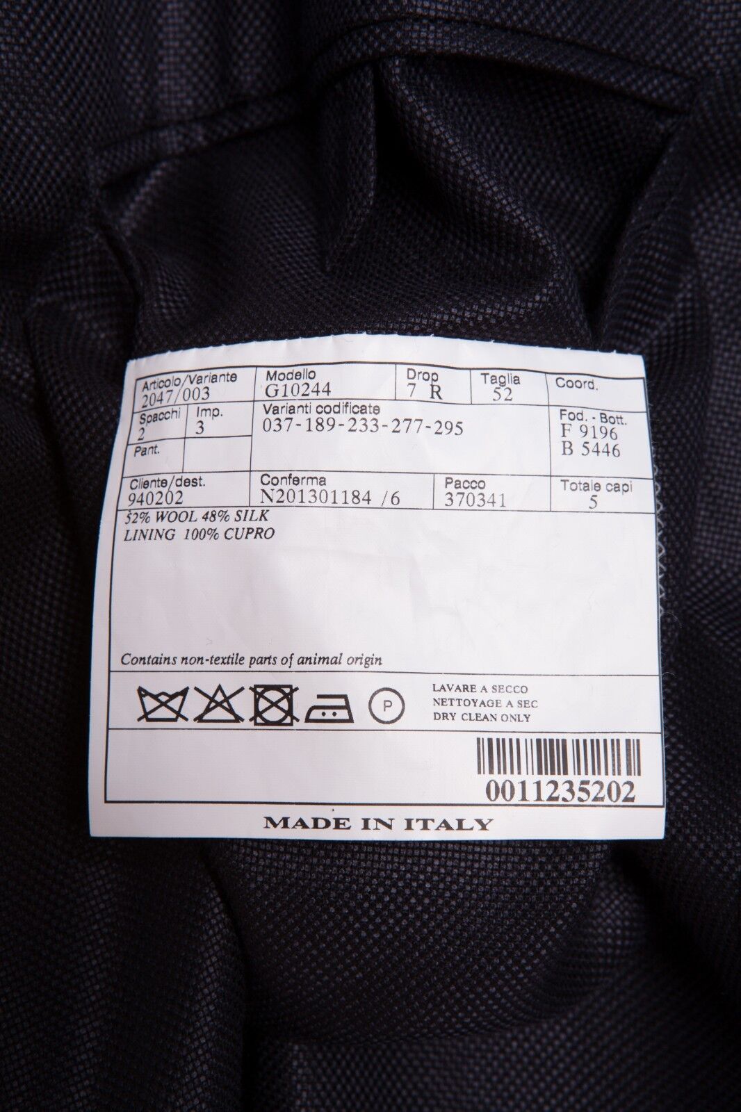 $2340 BELVEST Dark Blue Wool Silk Luxury Jacket 42 US / 52 EU Drop 7R F/W 2018