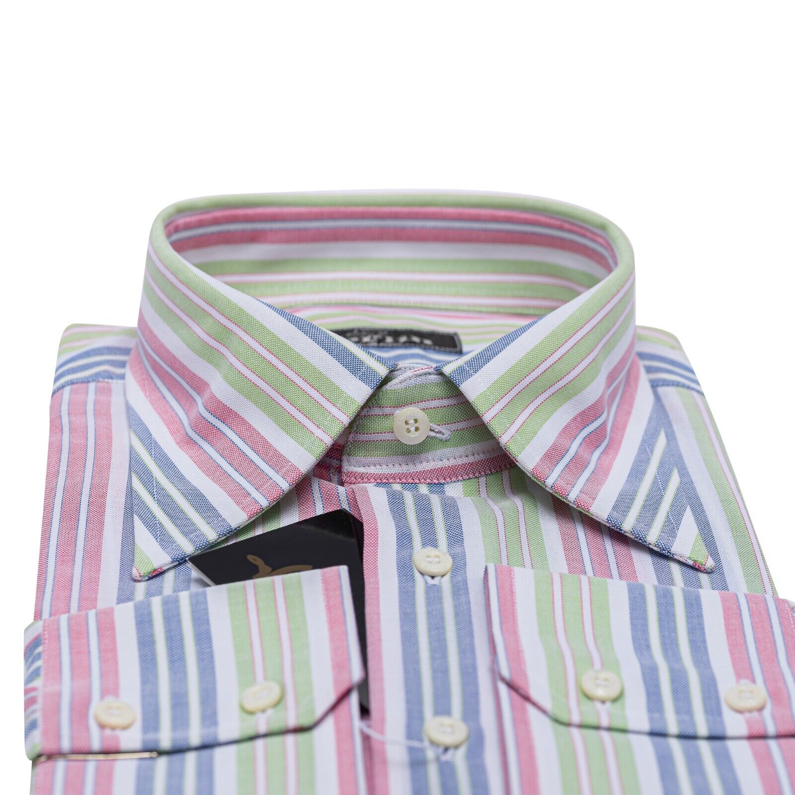 690$ ITALIAN LUXURY GERLIN Shirt Striped Cotton 16 - 41 4A BIJAN