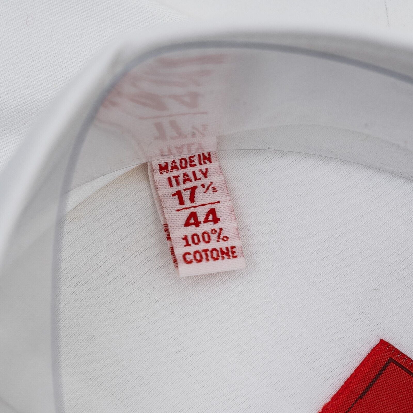 690$ ISAIA NAPOLI Solid White Hand-Sewn French Cuffs Dress Shirt Fine Cotton 1B