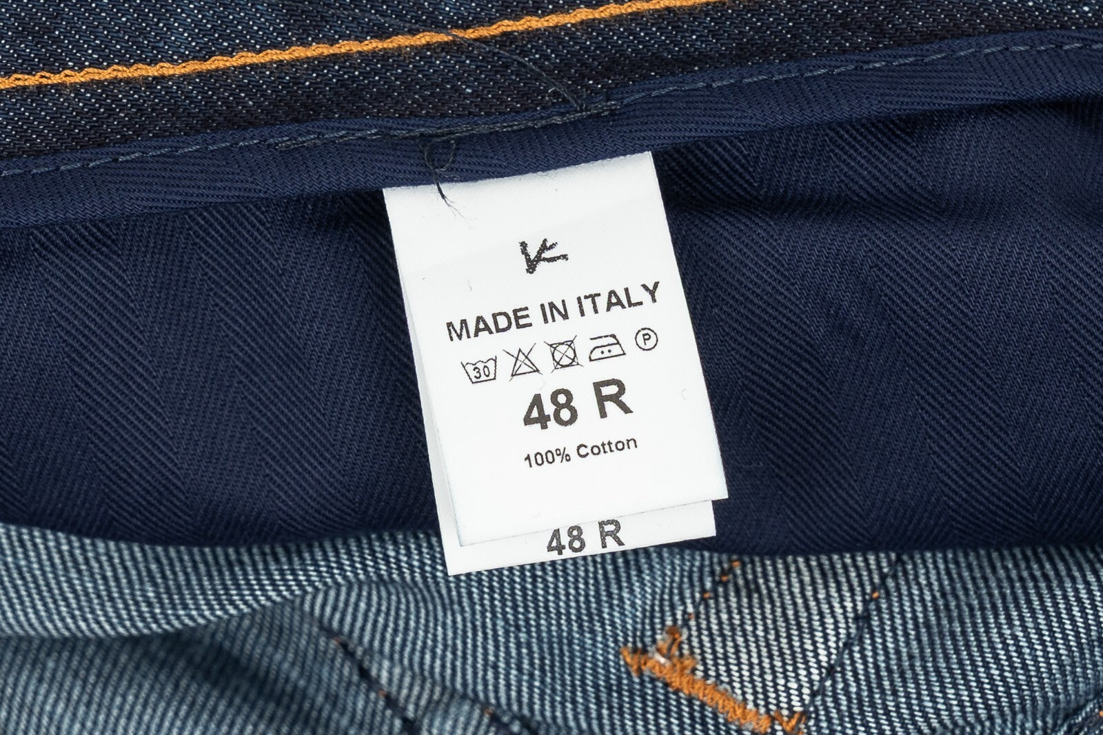 690$ ISAIA NAPOLI Washed Blue Denim Jeans Trousers Pant Cotton 32 US / 48 EU