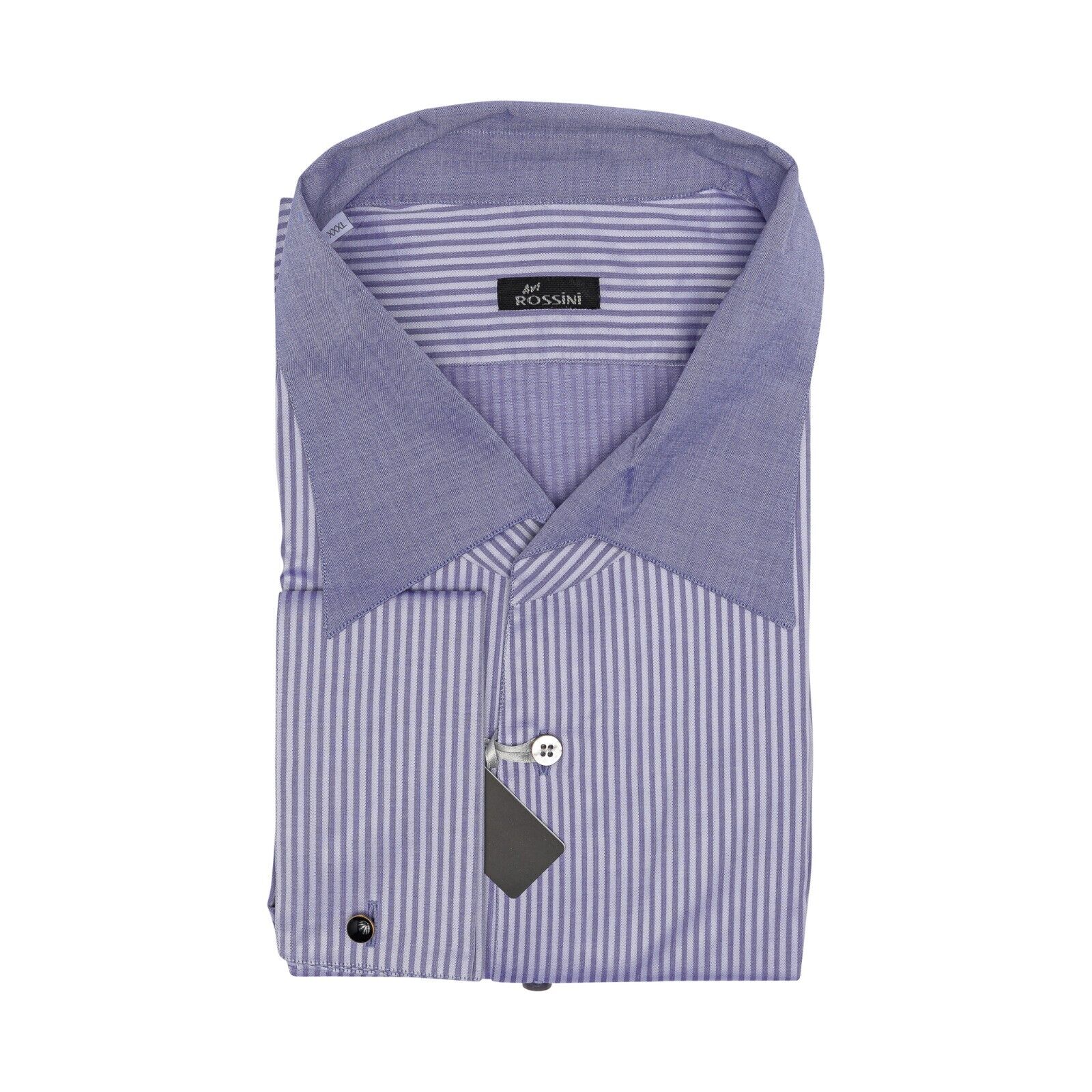 690$ GERLIN X AVI ROSSINI Shirt Violet Jacquard ALUMO Cotton   ZILLI