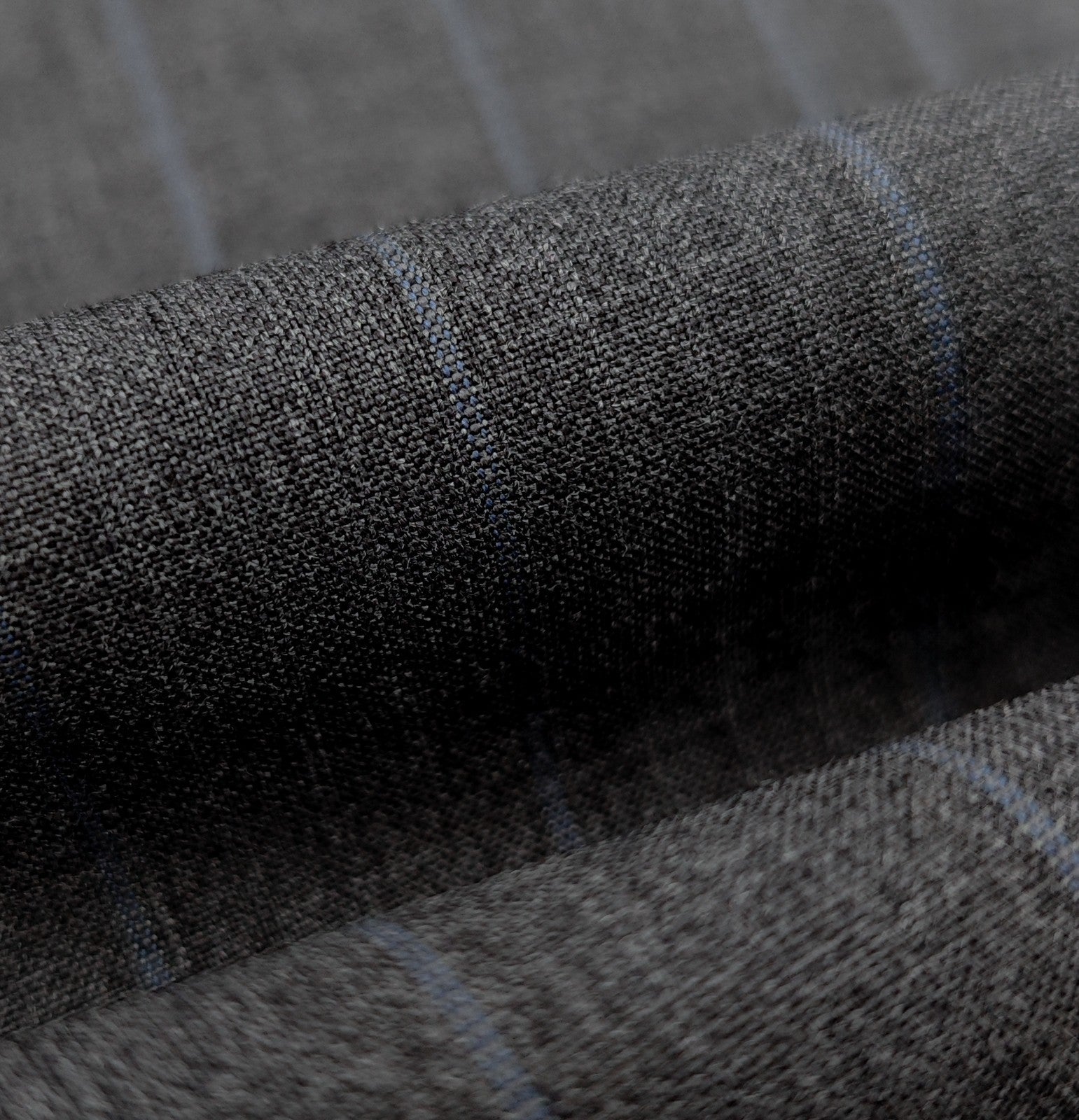 $6400 ISAIA "Gregorio" Gray Striped Hand-Sewn Suit Wool 46 US / 56 EU 8R