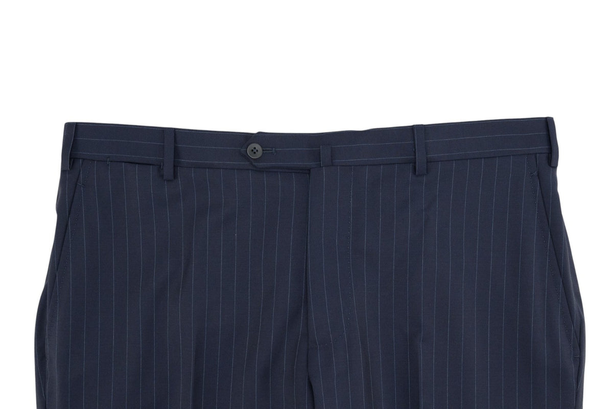 $6650 ISAIA NAPOLI "Capri" Blue Suit Wool Fine Wool 4 Season 44 US / 54 EU 8R