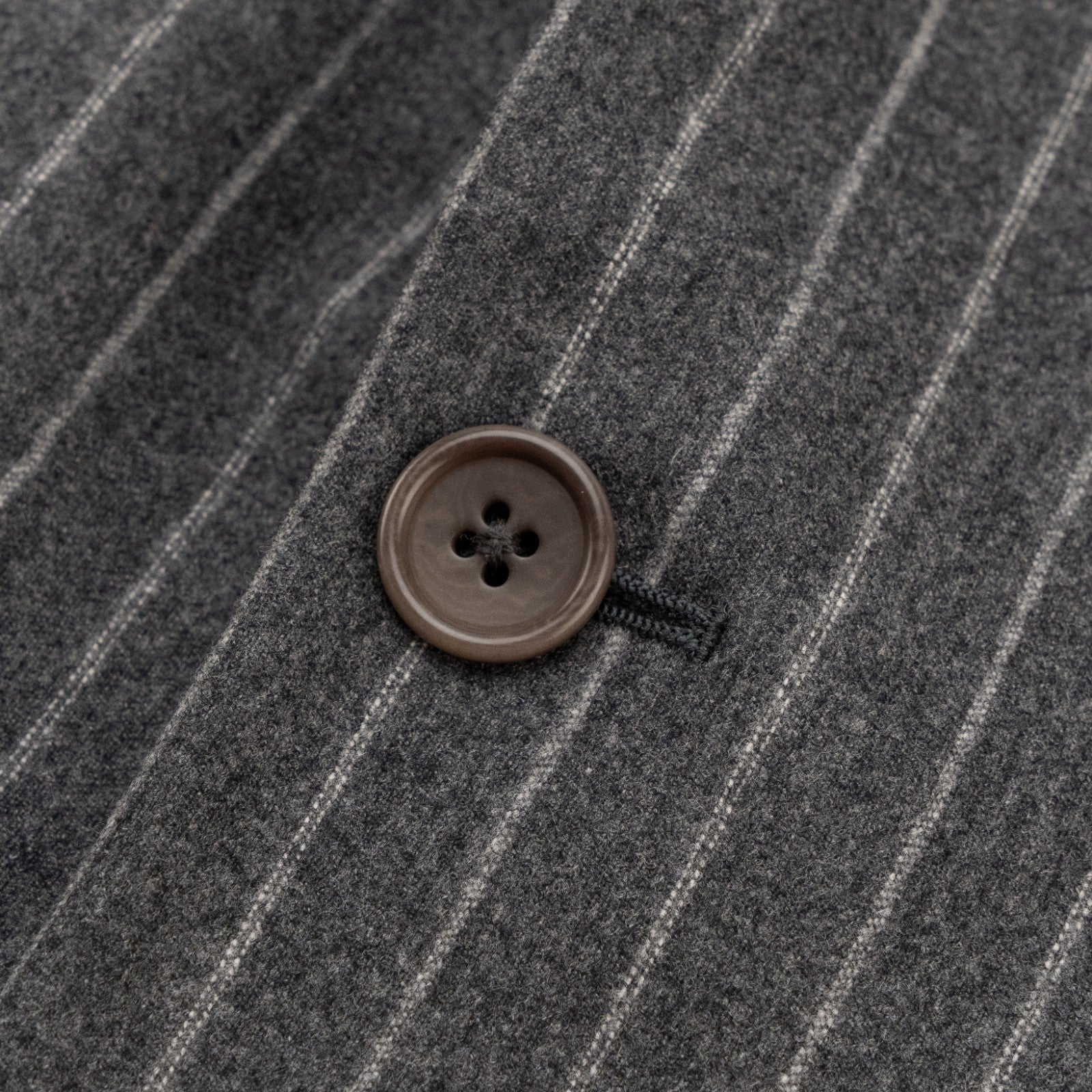 $1800 BURBERRY LONDON 3/2 Roll Suit Wool 100's Pinstripe Gray 46 US / 56 EU 7R