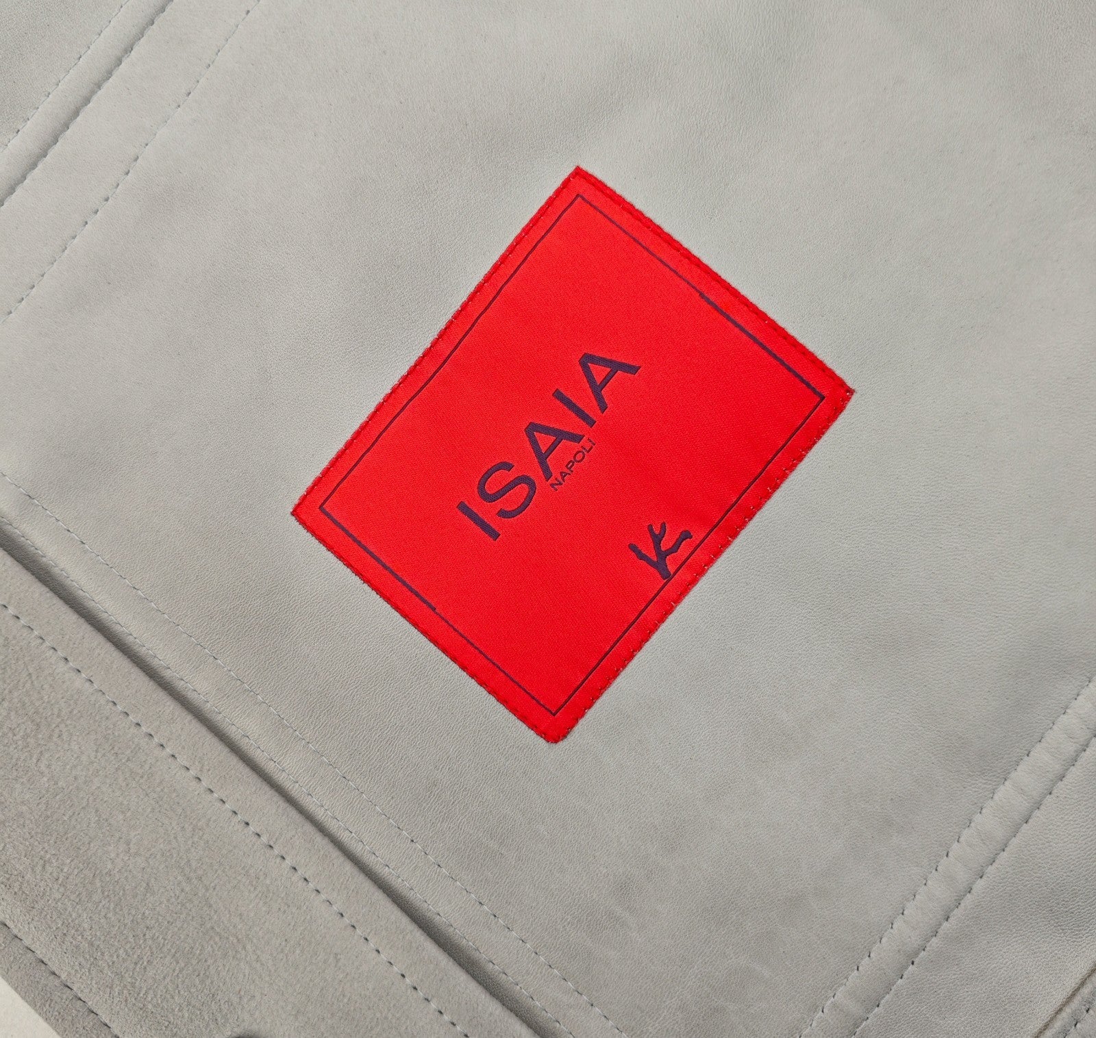 5200$ ISAIA NAPOLI "Portofino" Ice Jacket Lambskin Leather 42 US / 52 EU