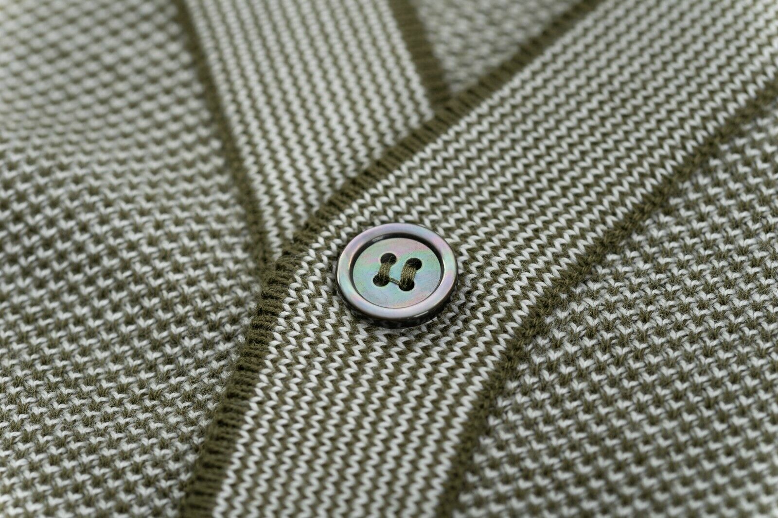 Italian Luxury Knitwear FILIPPO DE LAURENTIIS Cardigan Green Soft Cotton