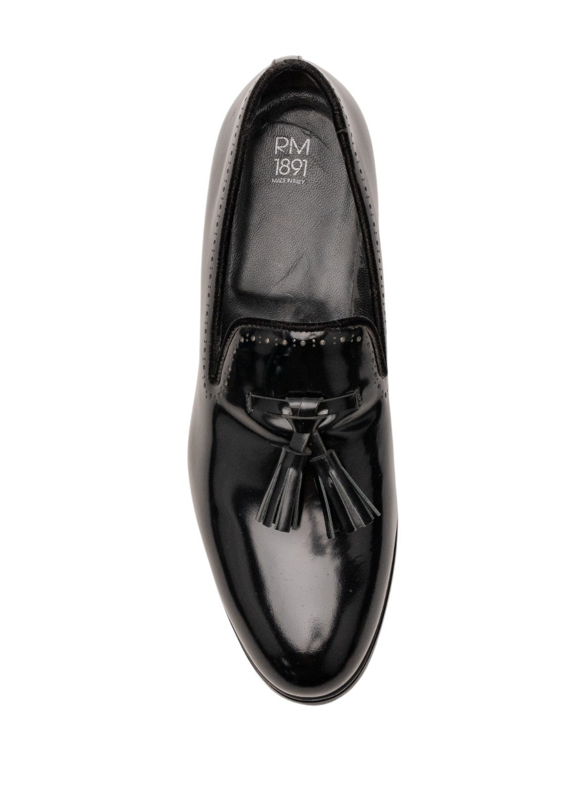 1500$ MARTEGANI 1891 Tassel Loafer Shoes 100% Shell Cordovan 8 UK / 9 US / 42 IT