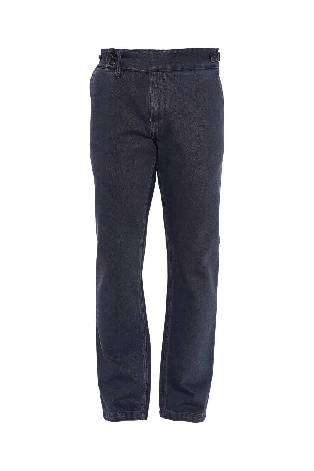 690$ ISAIA NAPOLI "CASALNUOVO" Trouser Blue Indigo Denim Jeans Pant Cotton