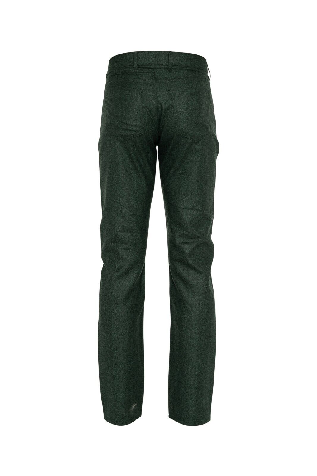 990$ ISAIA NAPOLI Green 5 Pockets Trousers Sport Pant Wool 34 US / 50 EU
