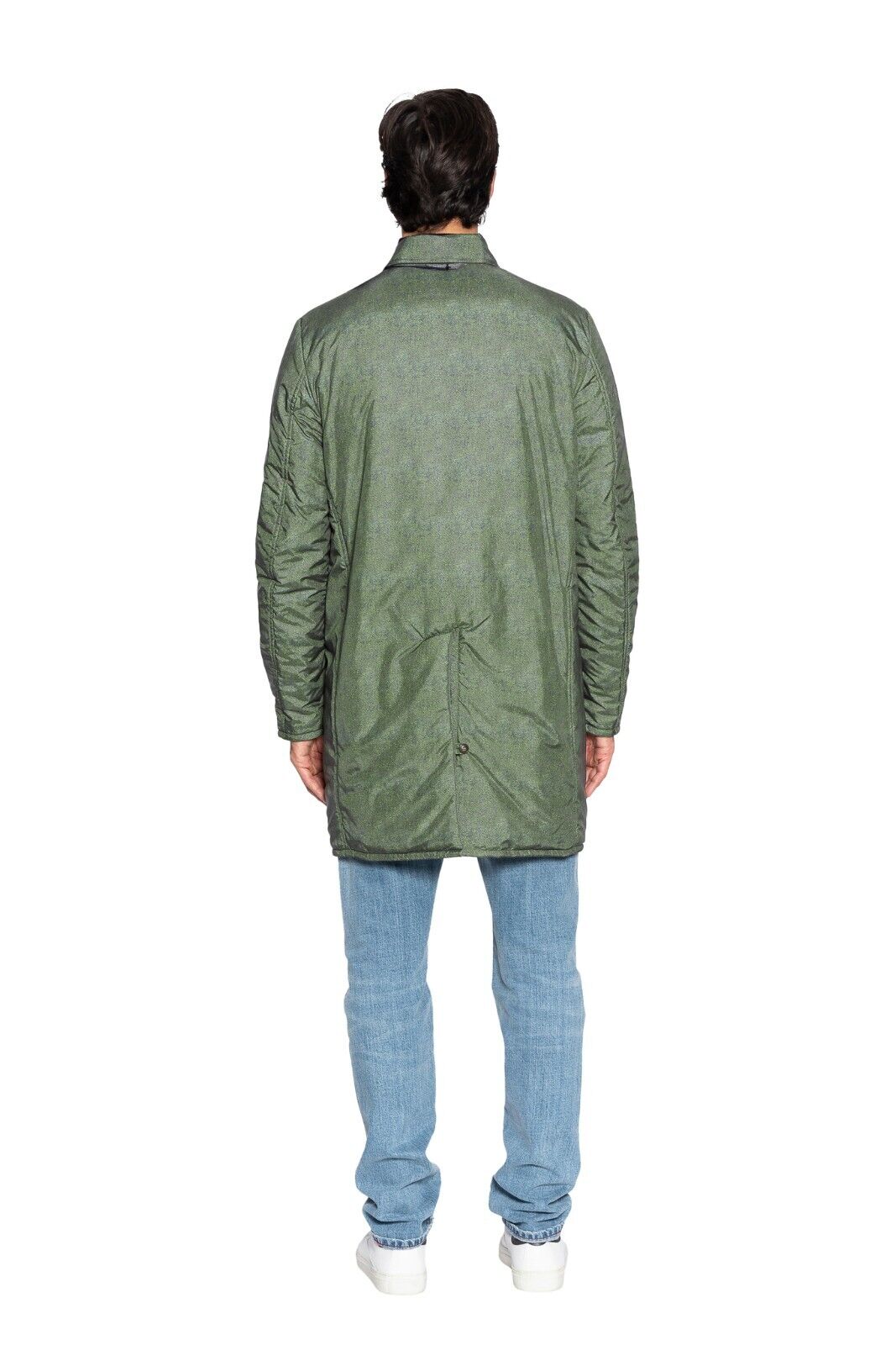 850$ MI.DA TOKYO-FIRENZE Parka Coat Reversible Wool Water Repellent 40 US 50 EU