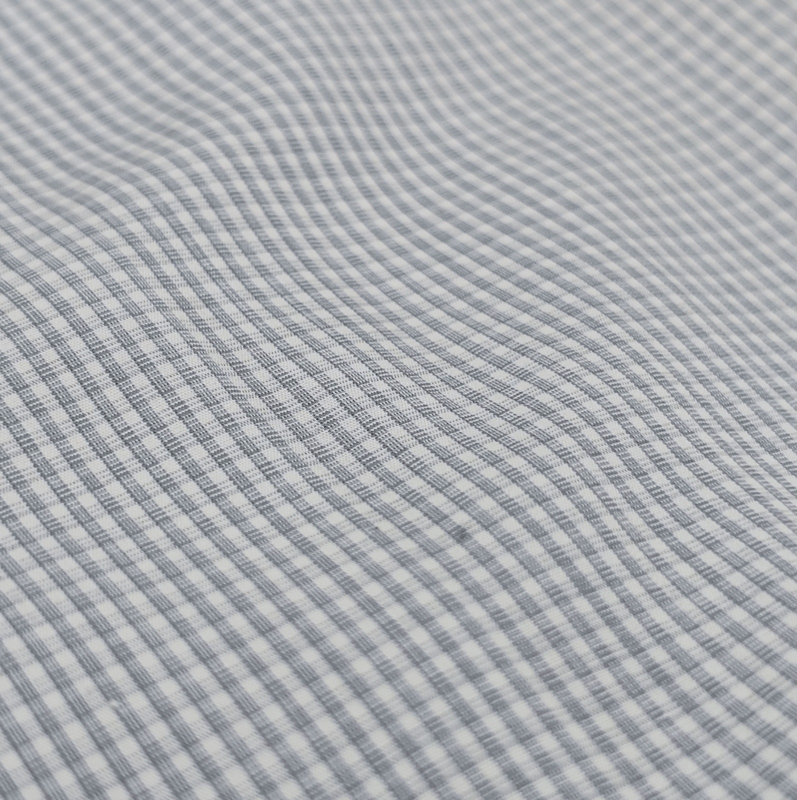 730$ ISAIA NAPOLI "Mix" Dress Shirt Blue White Checks Cotton 15.75 - 40