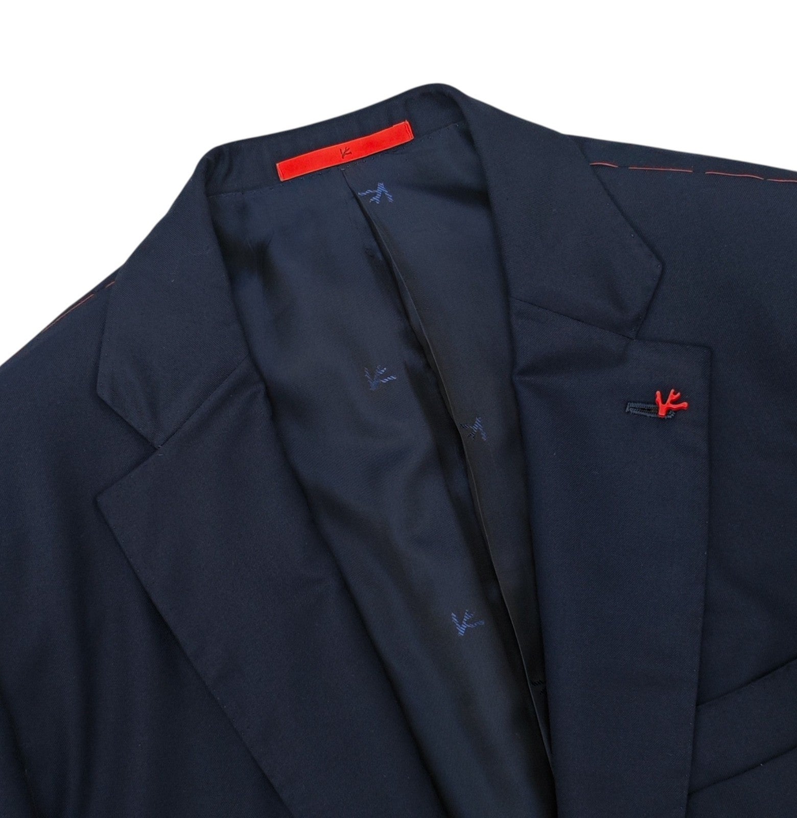 $5750 ISAIA "Sanita" Aquaspider Blue Jacket Sport Coat 42 US / 52 EU 8R