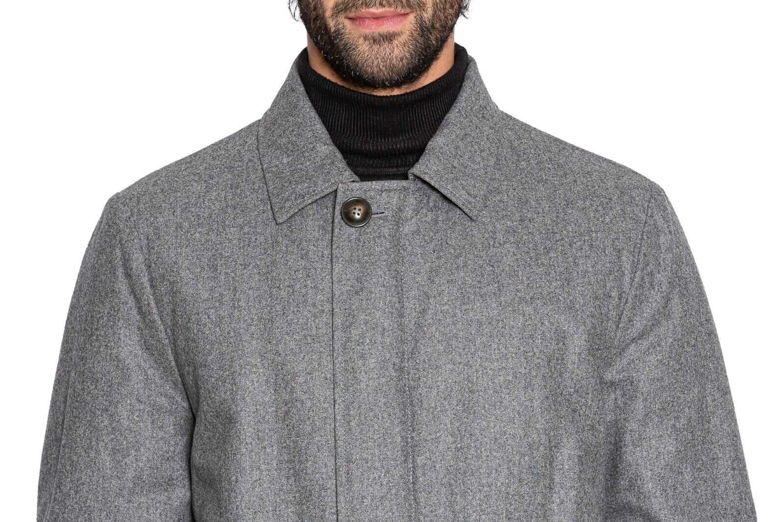 850$ MI.DA TOKYO-FIRENZE Parka Coat Reversible Wool Water Repellent 40 US 50 EU