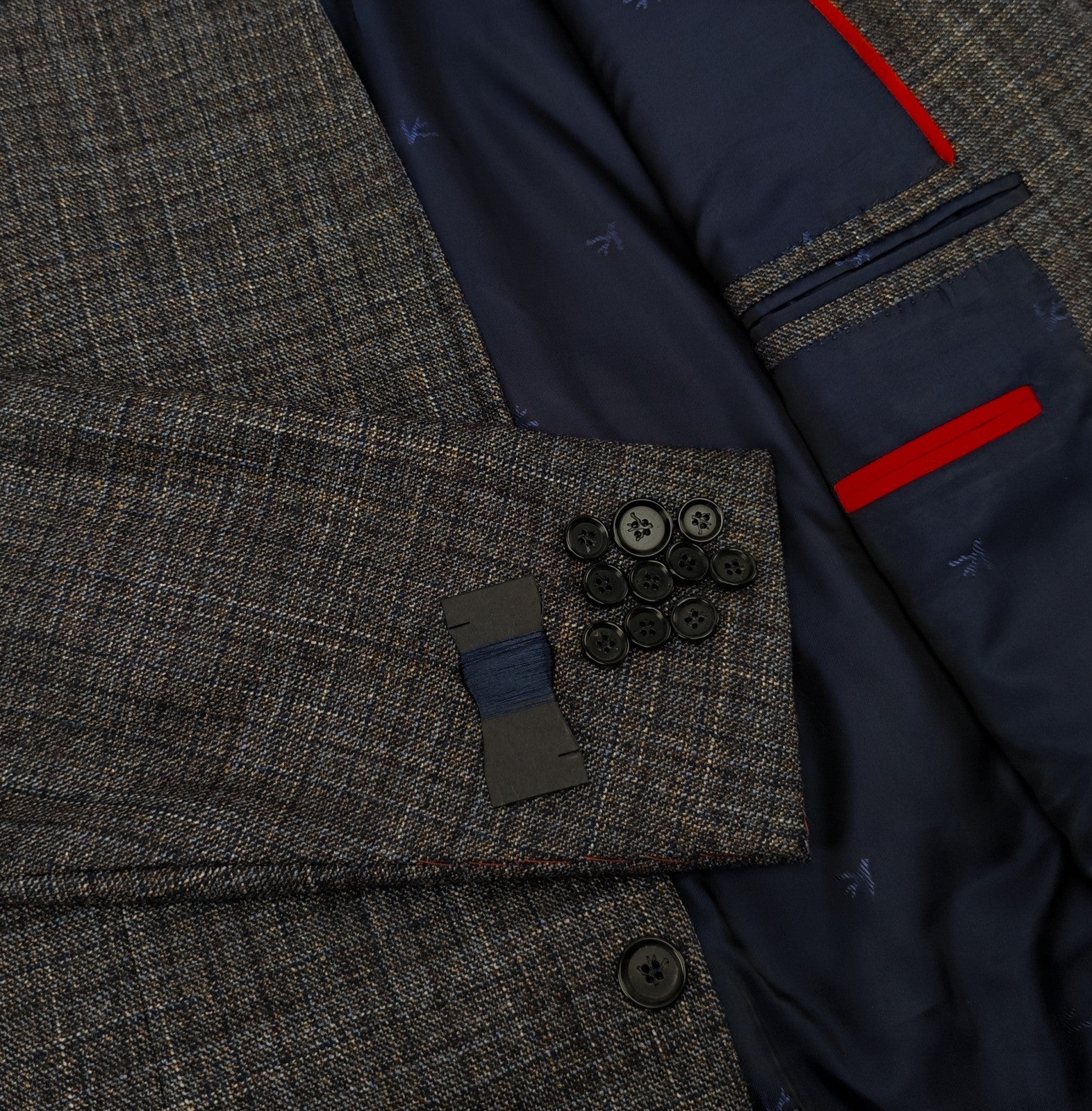 $5600 ISAIA NAPOLI "Capri" Brown Jacket Sport Coat Hopsack Wool 48 US / 58 EU 8R