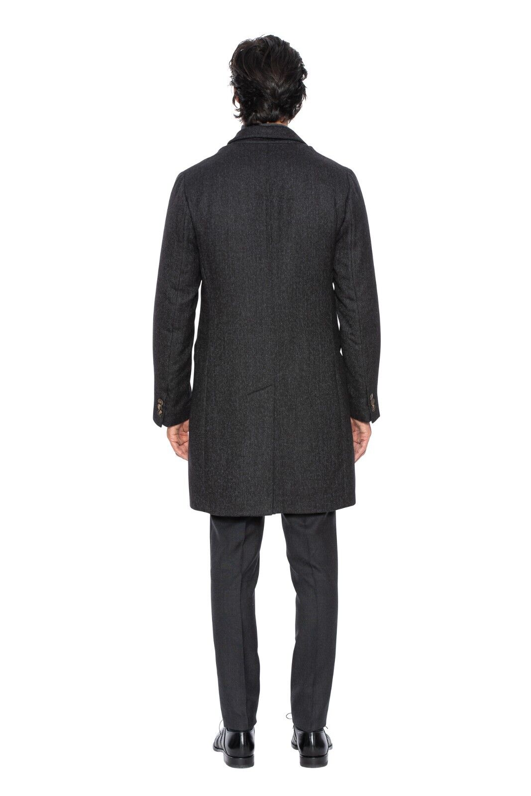$7000 HETTABRETZ Coat 100% Baby Alpaca Removable Kidskin Fur 38 US / 48 EU Slim