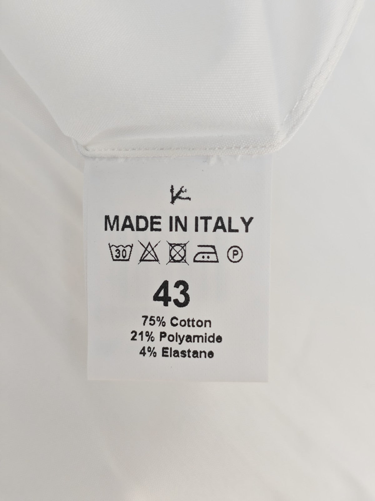 780$ ISAIA "Mix" Comfort Project Dress Shirt White Stretch Cotton 17 - 43 2Q