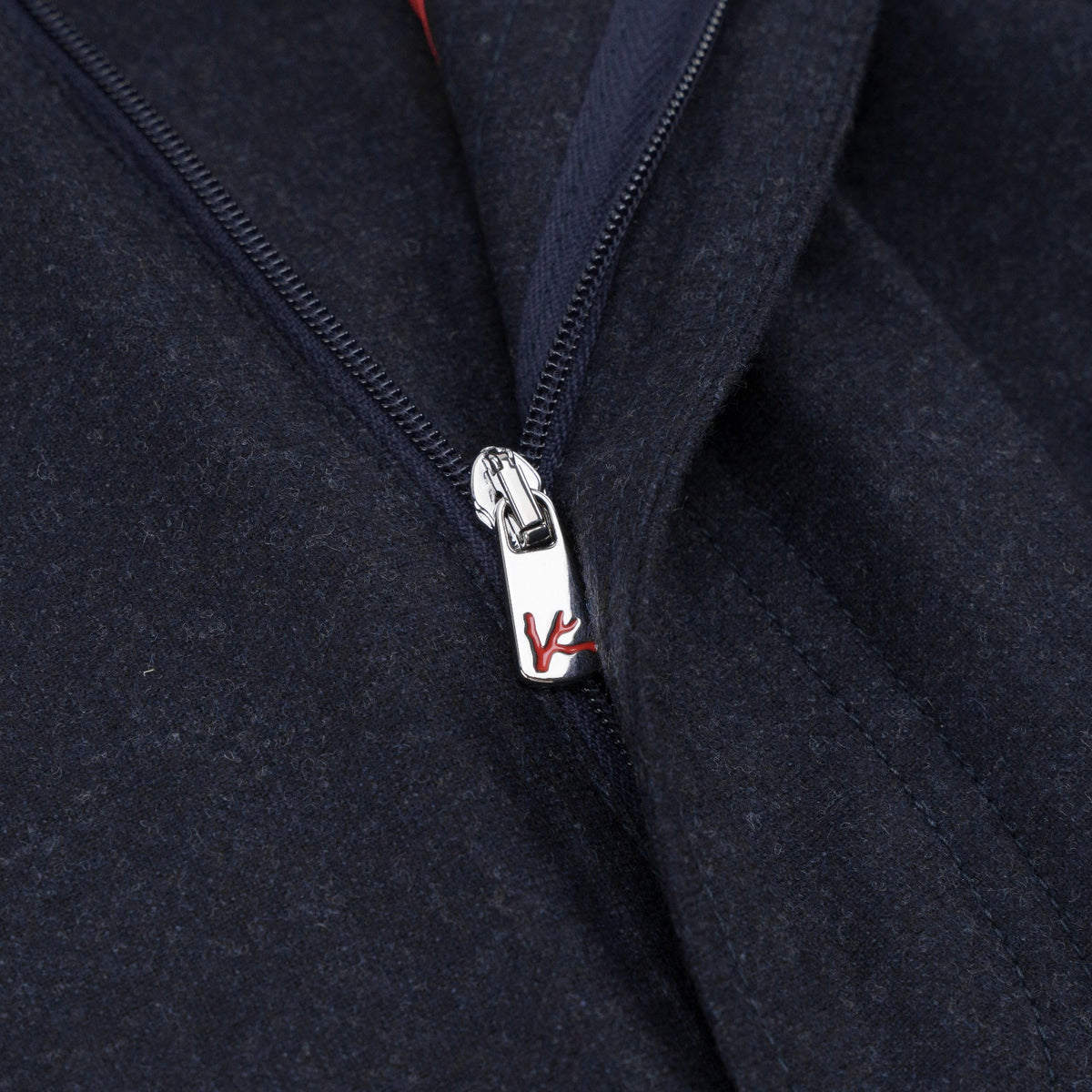1100$ ISAIA NAPOLI Blue Navy 5 Pockets Pant Wool - Cashmere Slim 42 US / 58 EU