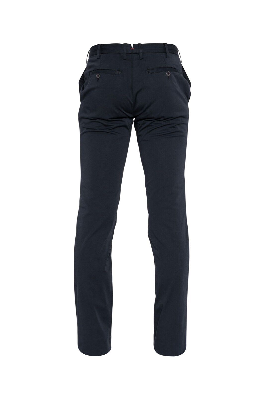 690$ ISAIA NAPOLI Blue Navy Chino Trousers Pant Cotton 30 US / 46 EU Slim Fit
