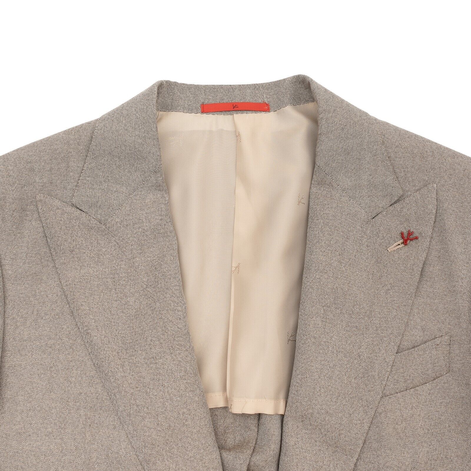 $5400 ISAIA NAPOLI Tan Jacket Sport Coat Cashmere / Silk / 40 US / 50 EU 8R