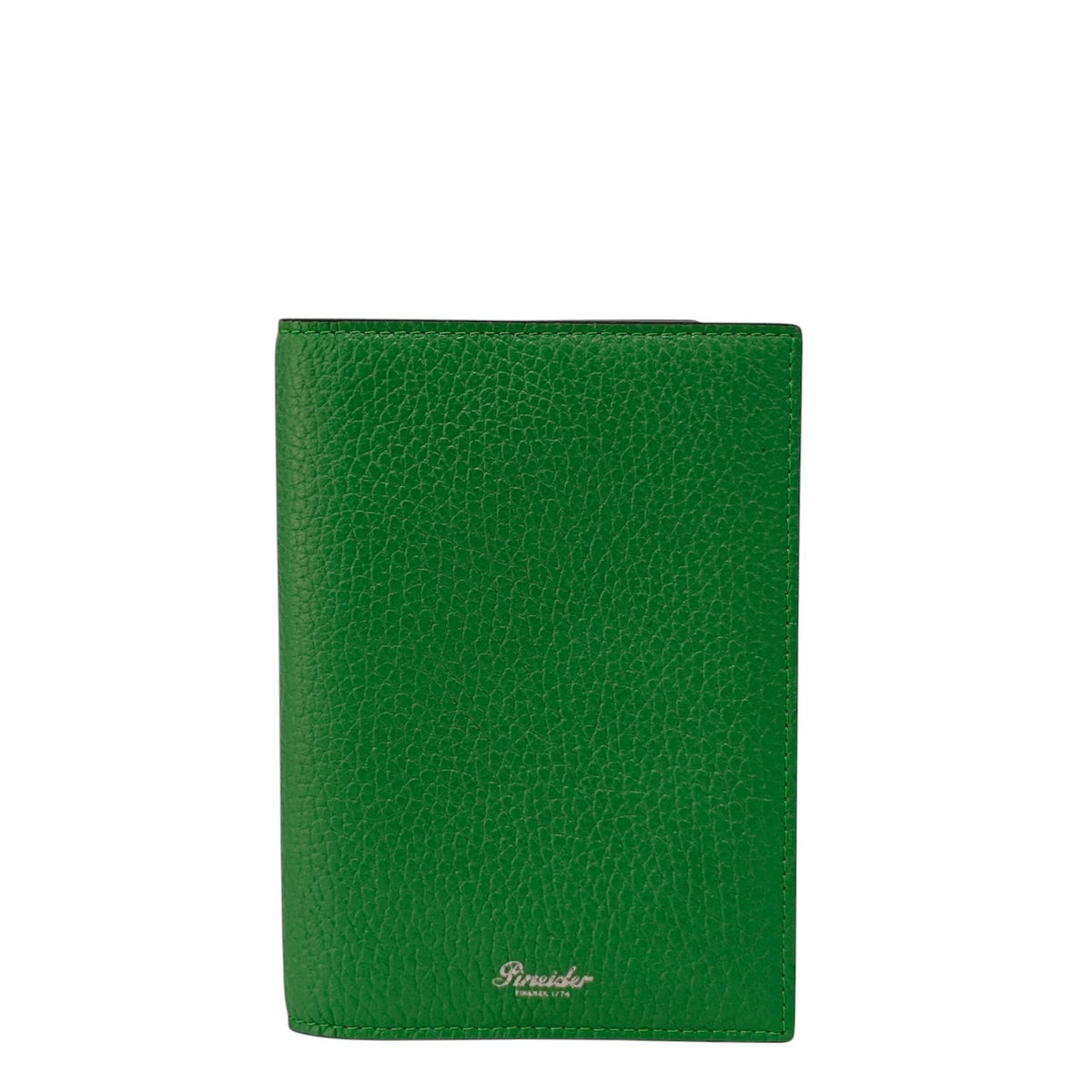 220$ PINEIDER FIRENZE 1774 "Bottolato" Passport Holder Grain Calf Green